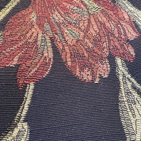 IKEA ÅLANDSROT Hand Embroidered French Tulip Pattern Cushion Covers Set of 2 - Picture 6 of 10